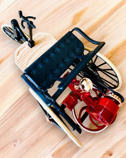 Retro Trehjulet Benz Patent-Motorwagen - Samlermodel, personalisering med gravering som gave