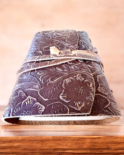 Premium Lædernotesbog "Naturens Elegance" - 200 sider, 120g, notesbog, skitsebog, 2 farver at vælge imellem, personliggørelse med gravering