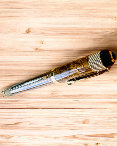 Elegant "Majestic" kuglepen med mulighed for personliggørelse som gave, 2 farvevarianter at vælge imellem