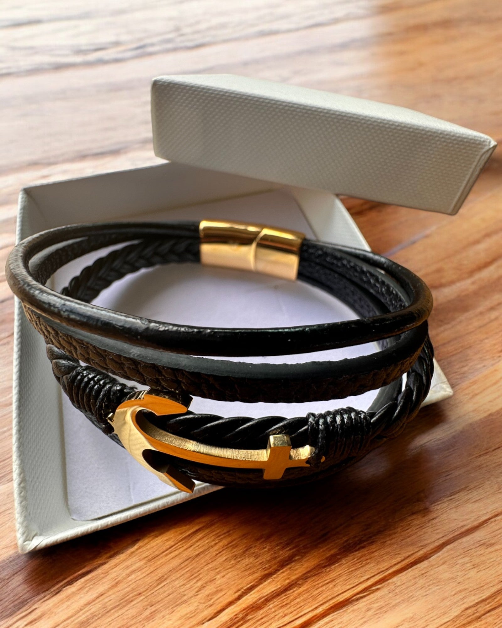 Herrearmbånd "Kotwica Elegancji" med mulighed for gravering som gave