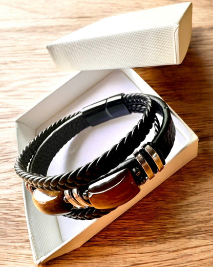 Armbånd "Tigerøje" med mulighed for personalisering som gave