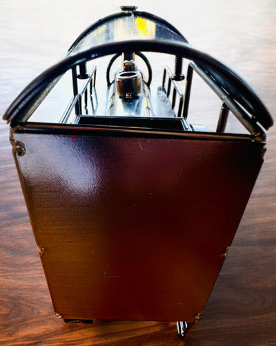 Lokomotywa af jern "Retro Express" – dekoration, model, håndlavet med mulighed for gravering som gave