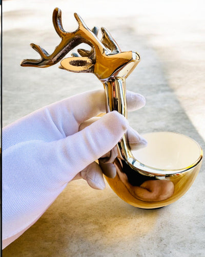 Elegant skål Hornet Skønhed – Håndværk fra Indien, personalisering med gravering