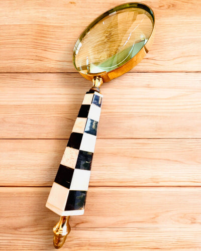 Stor Retro Lup, mulighed for personliggørelse som gave med gravering - varianter til valg