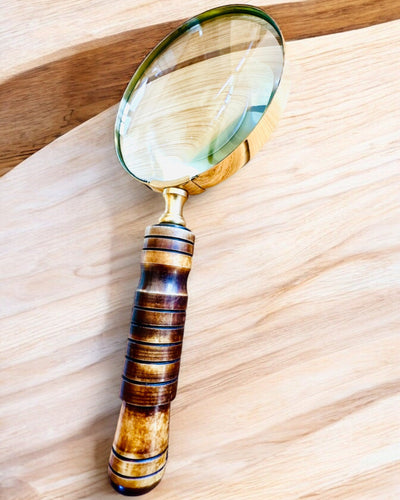 Stor Retro Lup, mulighed for personliggørelse som gave med gravering - varianter til valg