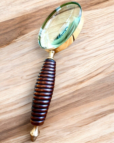 Stor Retro Lup, mulighed for personliggørelse som gave med gravering - varianter til valg