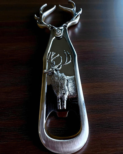 Flaskeåbner Vintage Dyr - 7 varianter, tilpasning med gravering som gave