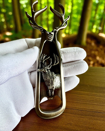 Flaskeåbner Vintage Dyr - 7 varianter, tilpasning med gravering som gave