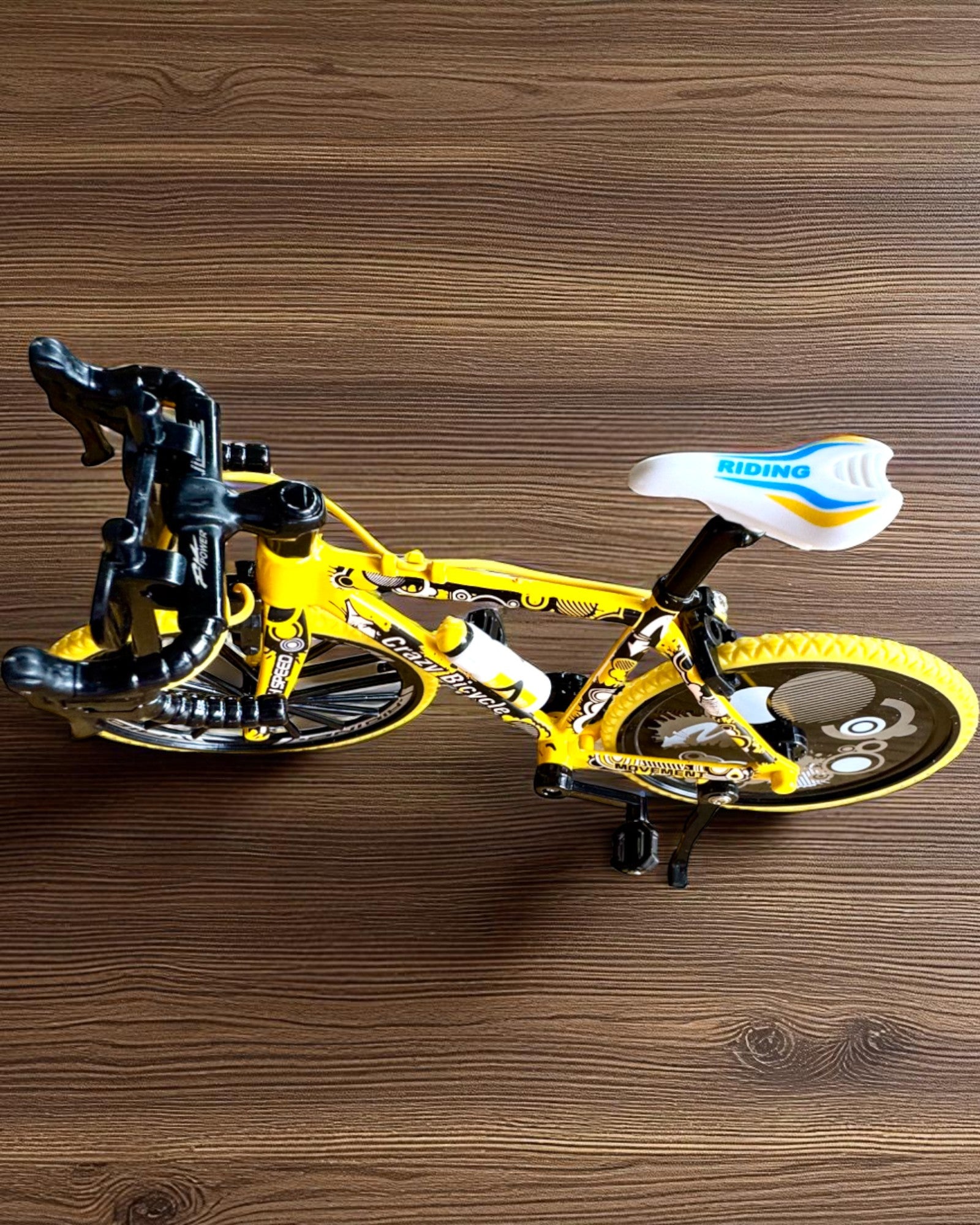 Miniature Metal Modelcykel Samlerobjekt "Speed Rider 1.2" – personalisering med gravering som gave, 2 farvevarianter