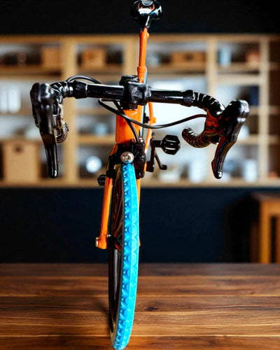 Miniature Metal Modelcykel Samlerobjekt "Speed Rider 1.2" – personalisering med gravering som gave, 2 farvevarianter