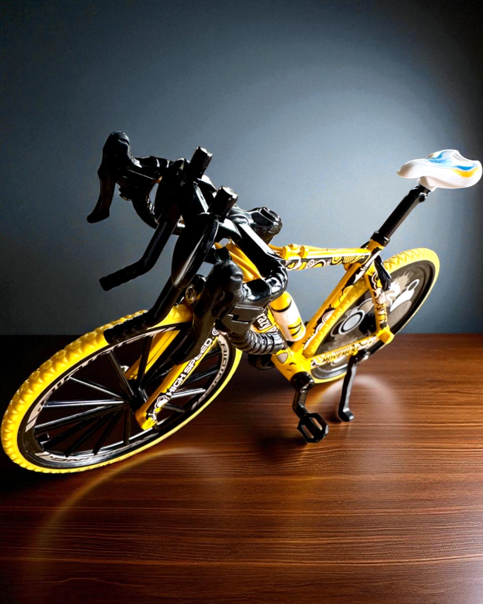 Miniature Metal Modelcykel Samlerobjekt "Speed Rider 1.2" – personalisering med gravering som gave, 2 farvevarianter