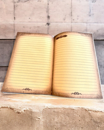 Krigerens Krønike Notesbog med Riddermotiv, notesbog med mulighed for personlig gravering som gave