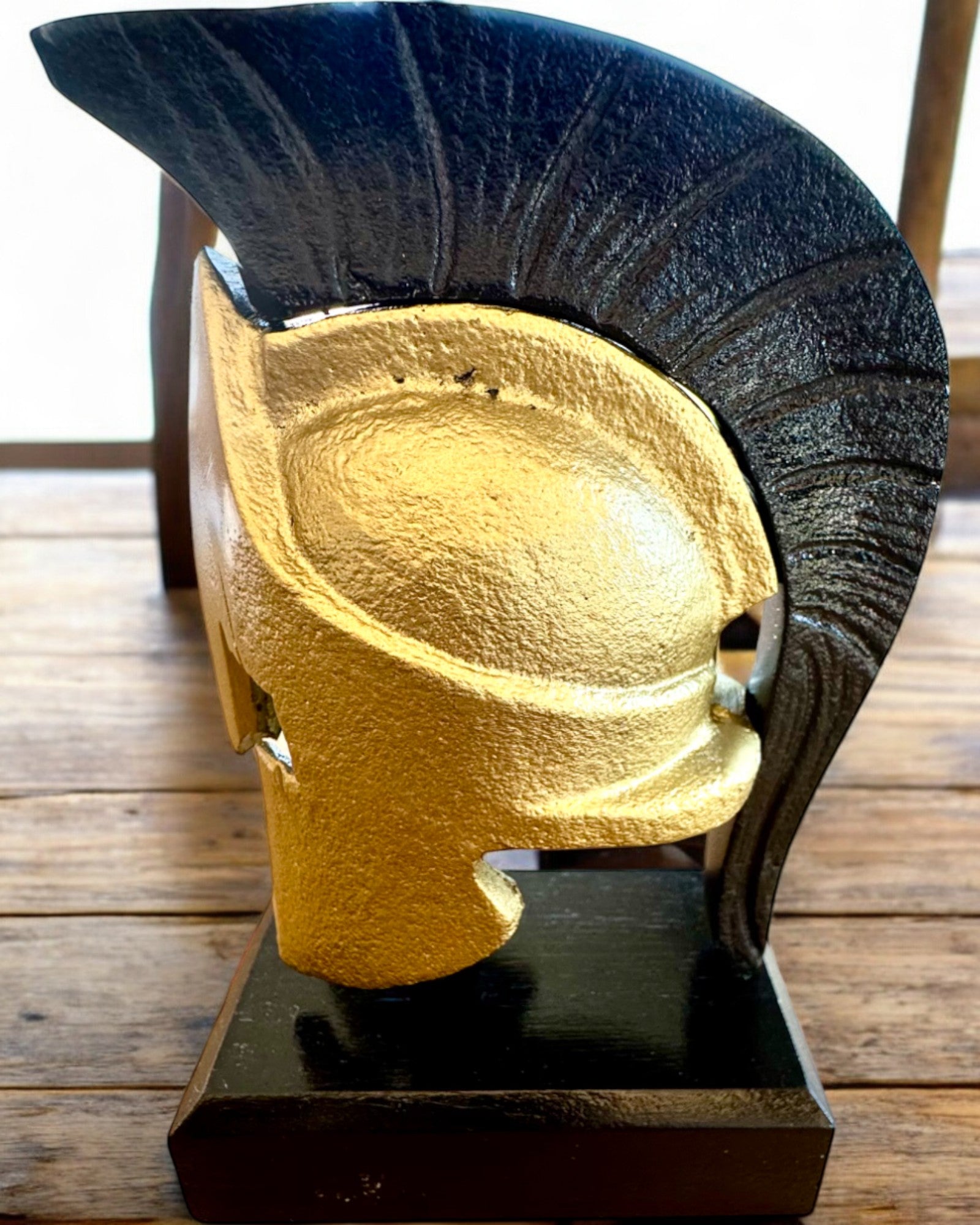 Spartan Premium hjelm – håndlavet dekorativ skulptur, mulighed for tilpasning med gravering som gave
