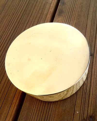 Solkompas Voyager 7cm – messing solur med kompas, tilpasning med gravering som gave