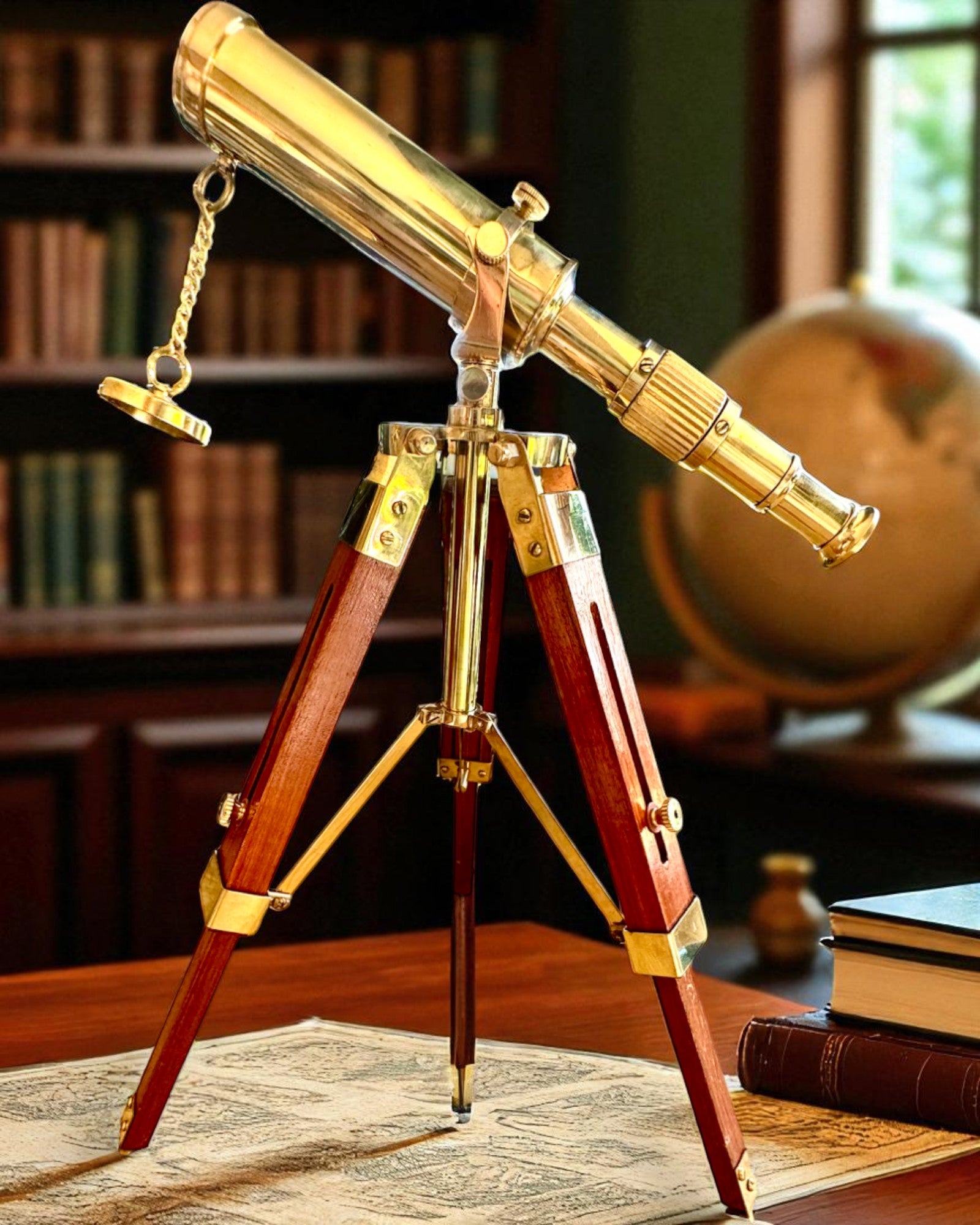 Celestial-lup på Træstander 41 cm, mulighed for personalisering med gravering som gave