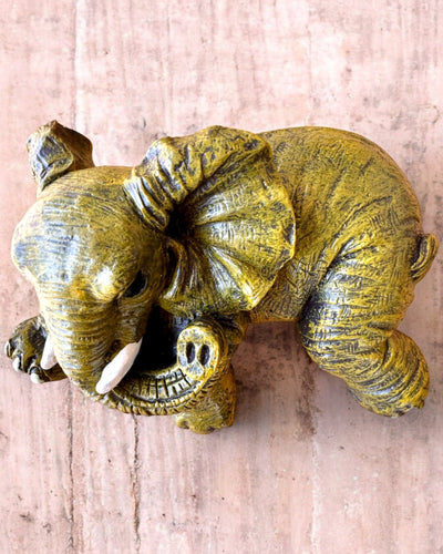 Elefantfigur "Lille Lykkebringer" med mulighed for gravering som gave