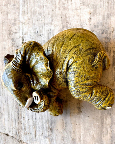 Elefantfigur "Lille Lykkebringer" med mulighed for gravering som gave