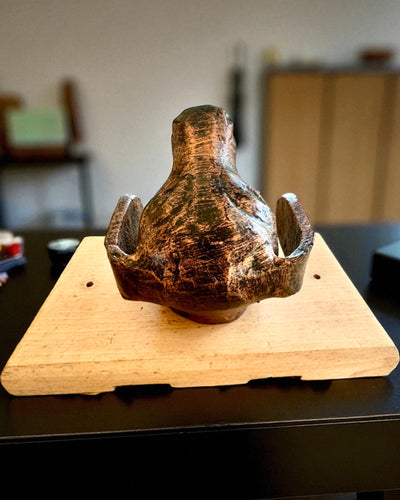 Messingbøjle Hund Ven, håndlavet, mulighed for tilpasning med gravering på træ