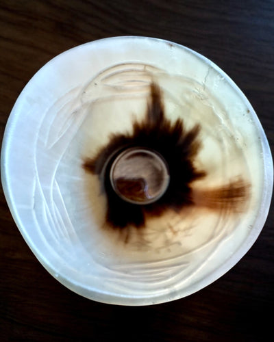 Valknut Håndlavet lille kop af bøffelhorn med nordiske symboler, mulighed for tilpasning som gave med gravering