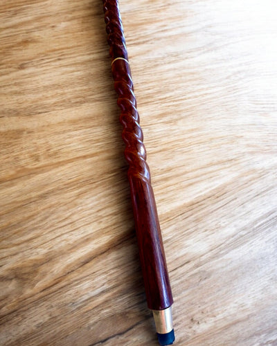 Spadserstok - VIKING med hoved i form af en kampøkse, mulighed for personliggørelse med gravering som gave