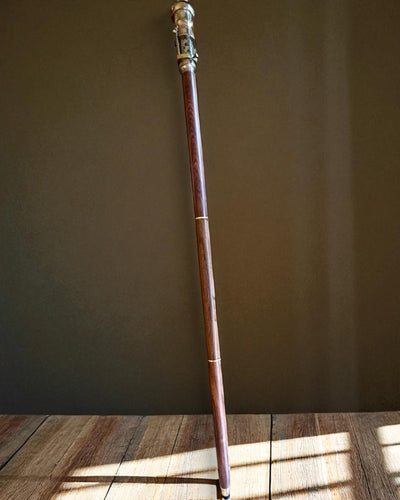 Navigatorstok 2.0 med kompas og skjult kikkert, mulighed for personlig gravering som gave