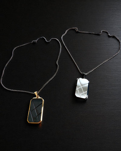 Herrehalskæde Dog Tag „SteelVision” – rustfrit stål, 15 varianter, tilpasning med gravering