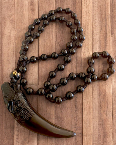 Wilczy Ząb Jadeitowy - Amulet af Styrke og Beskyttelse, mulighed for personlig gravering som gave