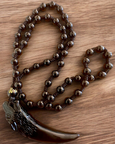 Wilczy Ząb Jadeitowy - Amulet af Styrke og Beskyttelse, mulighed for personlig gravering som gave