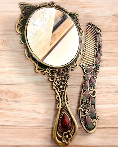 Spejlsæt "Sommerfugleelegance" med Kam