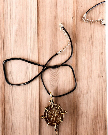 Amulet "Wojownik Północy" - Vikingekompas, mulighed for personlig gravering som gave, 2 varianter at vælge imellem