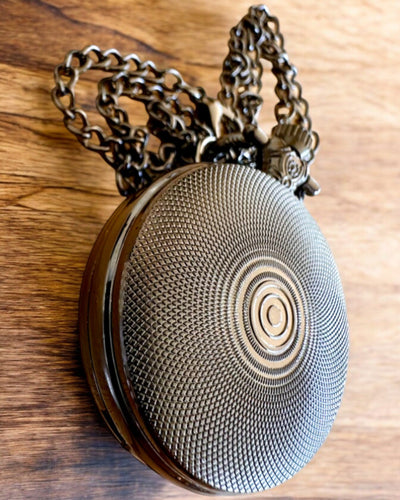 Lommeur "Róża Mroku" - rustfrit stål, med mulighed for gravering som gave