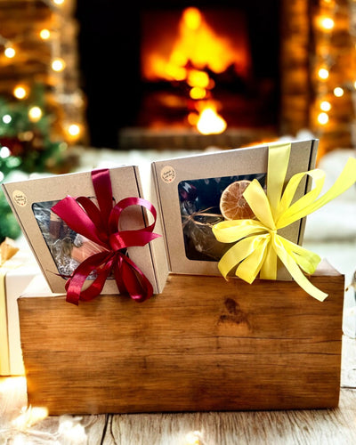 Intentionel sojavokslys 250 ml med naturlig sten – vælg din energi: Citrin eller Granat, personliggørelse med gravering som gave