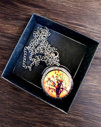 Lommeur "Livets Træ" med Mulighed for Gravering som gave