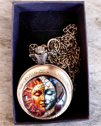 Elegant lommeur "Słoneczna Luminacja" med mulighed for gravering som gave