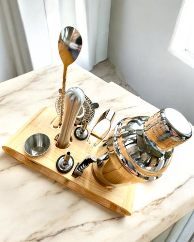 Bartendersæt "MixMaster Pro", mulighed for personlig gravering som gave