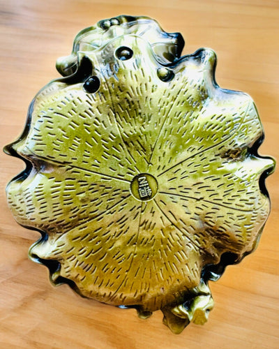 Elegant Metal Røgelsesholder Lotusblad - 4 varianter at vælge imellem, mulighed for personlig gravering som gave