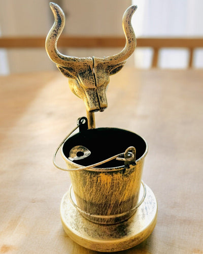 Stilfuld Metal Askebæger "Rustic Charm" 19-23 cm i højden, 8 varianter at vælge imellem, gravering på forespørgsel