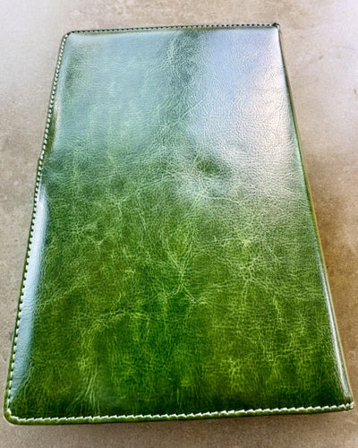 Eksklusiv Lædernotesbog "Sekretnik" A5 med Kodelås - personalisering med gravering