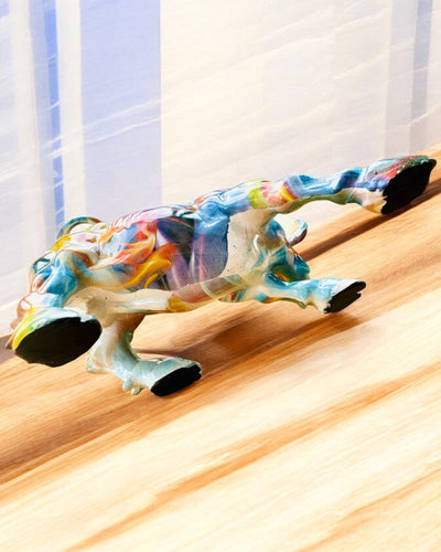 Dekorativ Skulptur Tyr "BullArt" – Unik Kunst med Mulighed for Gravering - 4 farvevarianter, til personlig gave