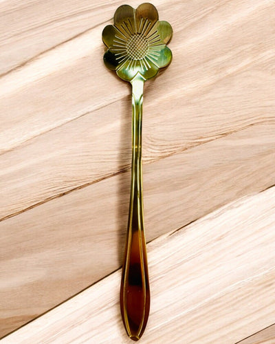 Sæt af skeer "Blomster Rapsodi" - personliggørelse med gravering som gave, 2 varianter at vælge imellem