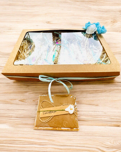 Sæt af skeer "Blomster Rapsodi" - personliggørelse med gravering som gave, 2 varianter at vælge imellem