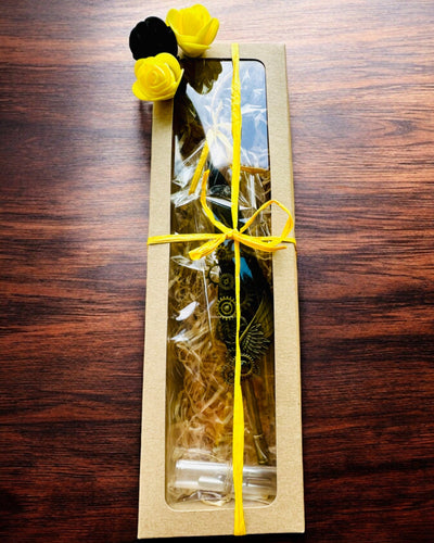 Kaligrafipenne "Steampunk Elegance" med Kalkunfjer - Håndlavet 5 varianter at vælge imellem, personliggørelse med gravering til gave