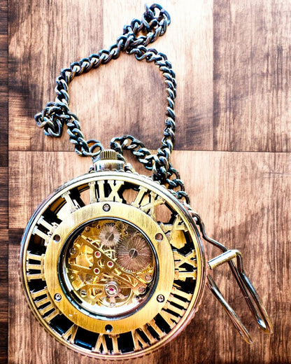 Lommeur "Mechanica Heritage" med Mulighed for Personalisering