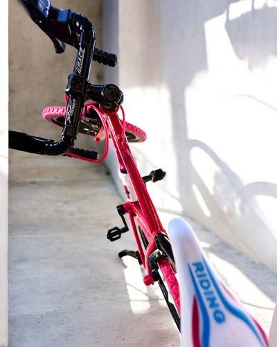 Miniature Metal Model Rød Cykel "SpeedMaster" personliggørelse med gravering som gave, 2 farvevarianter