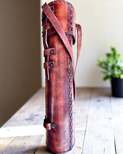 Kongelig Kikkert "Voyager 1818" – Eksklusiv, Messing, 83 cm, håndlavet, etui af Naturlæder – Samlerudgave, personliggørelse med gravering som gave