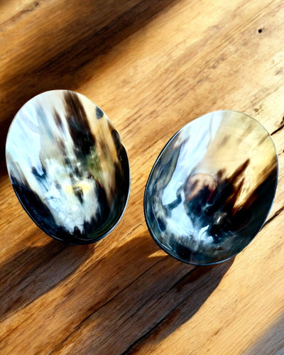 Skål Indisk Horn - mulighed for tilpasning med gravering som gave