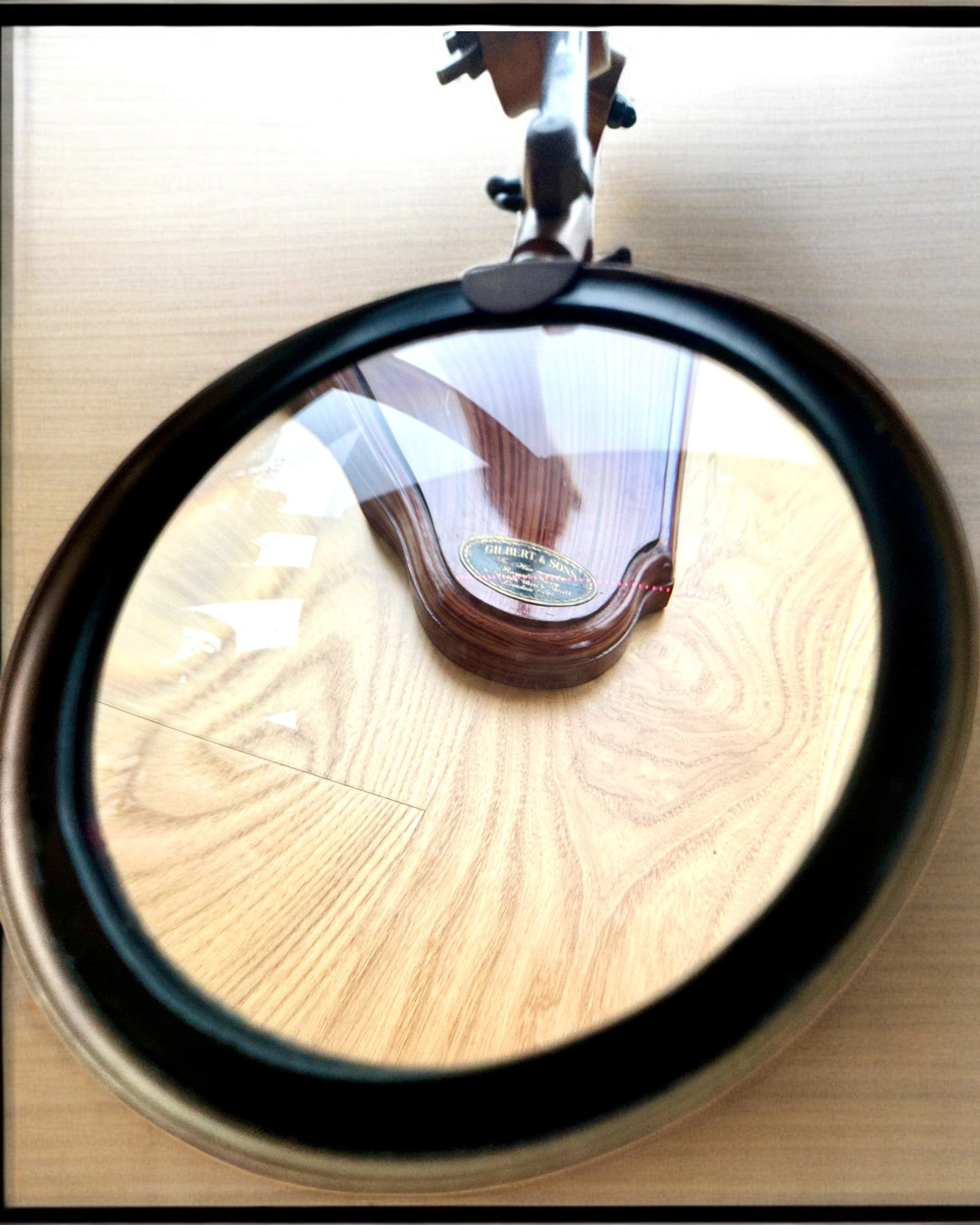 Håndværkslup "Royal Magnifier" med stativ og justerbar holder - mulighed for personlig gravering som gave