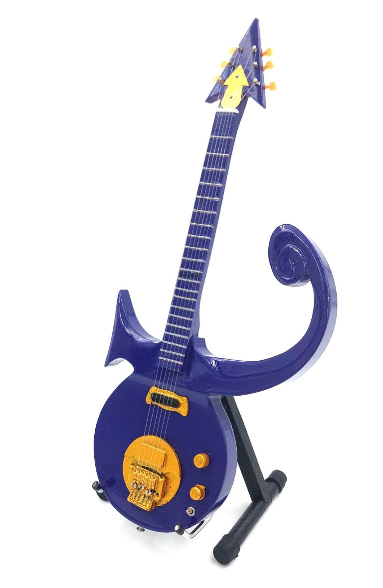 Mini-guitar MGT-2349 i Prince-stil