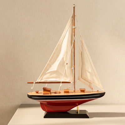 Træmodel af sejlyacht - F1705