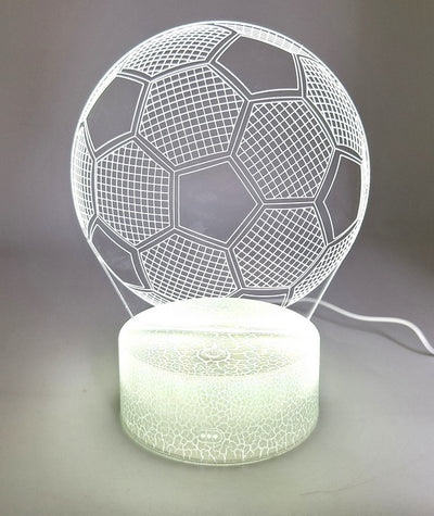 Natlampe Fodbold - gave til fodboldspilleren gadget - 3 farver - P107